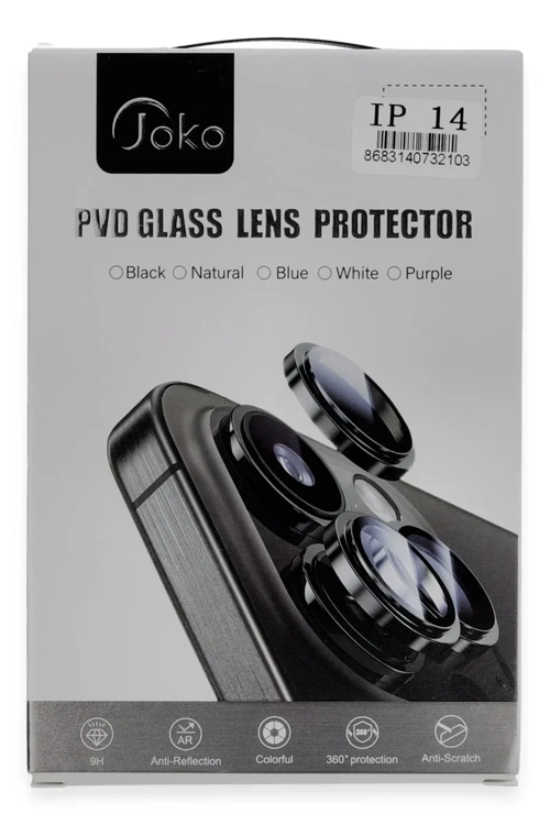 Joko İphone 14 Pvd Metal Kamera Lens - Mavi