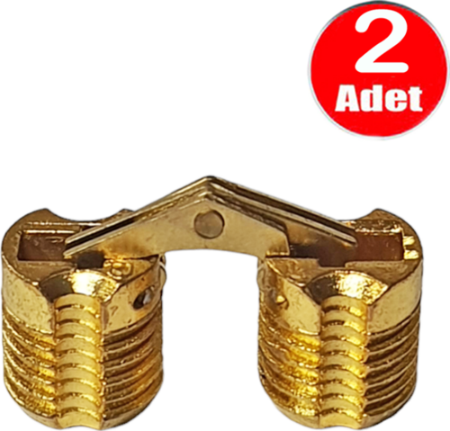 Aletçantam Gizli Masa Menteşesi 12mm Metal Kırma Katlanır Menteşe - 2 Adet