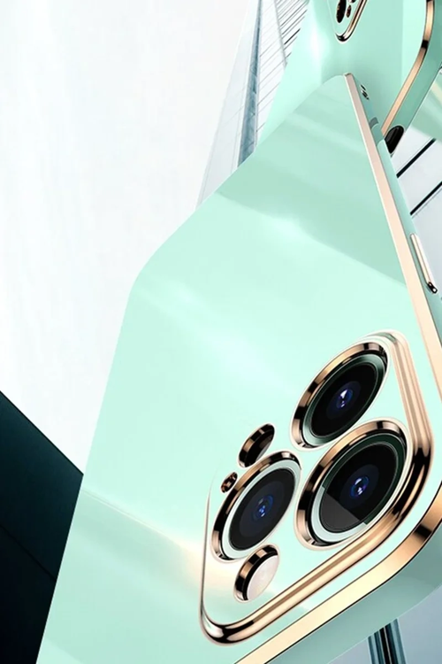 Newface İphone 15 Pro Kılıf Volet Silikon - Açık Yeşil