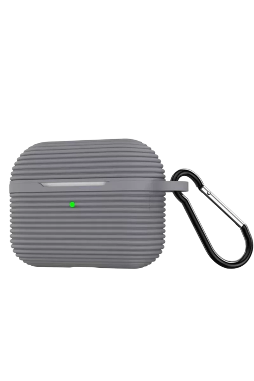 Newface Apple Airpods Pro 3 (3.nesil) Raven Silikon Kılıf - Gri