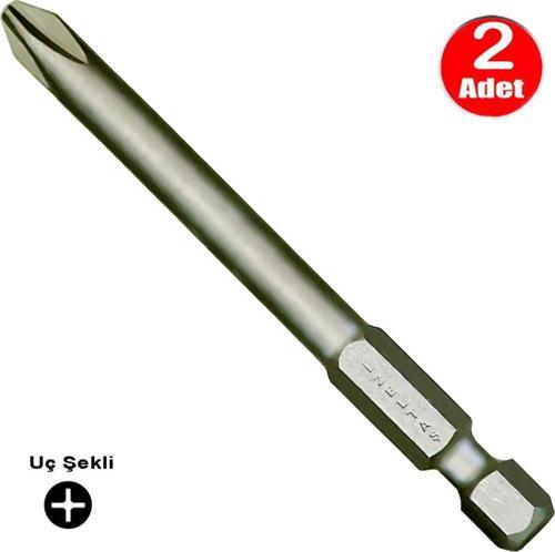 Bits Uç Yıldız Matkap Vidalama Ucu Ph2 x 100 mm - 2 Adet