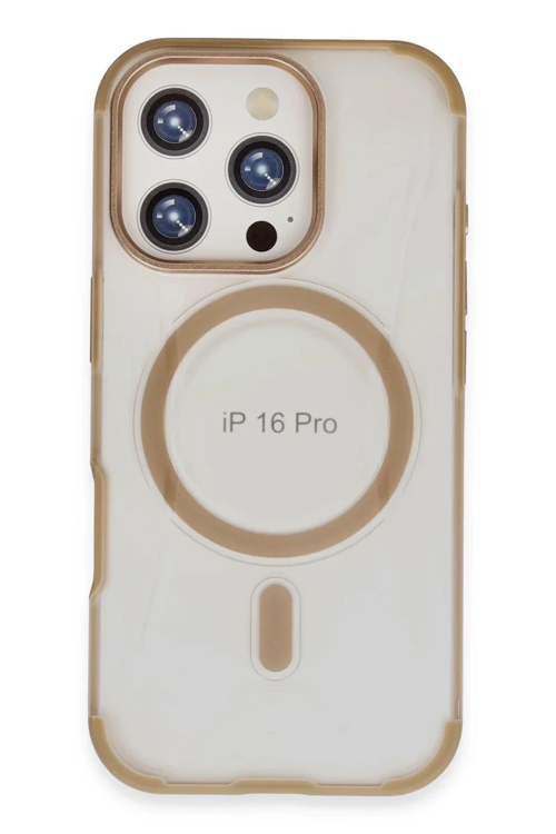 Joko İphone 16 Pro Max Hilton Magsafe Kapak - Gold