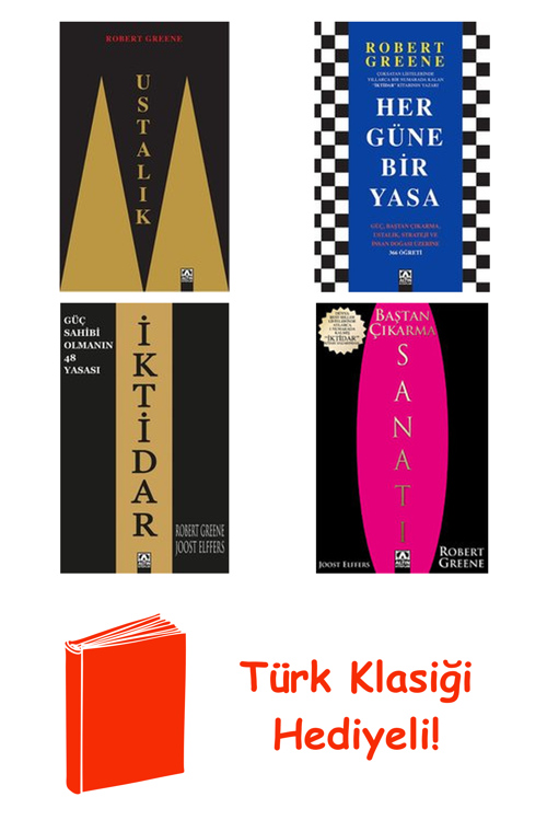 Robert Greene 4 Kitap Seti + Türk Klasiği Hediye
