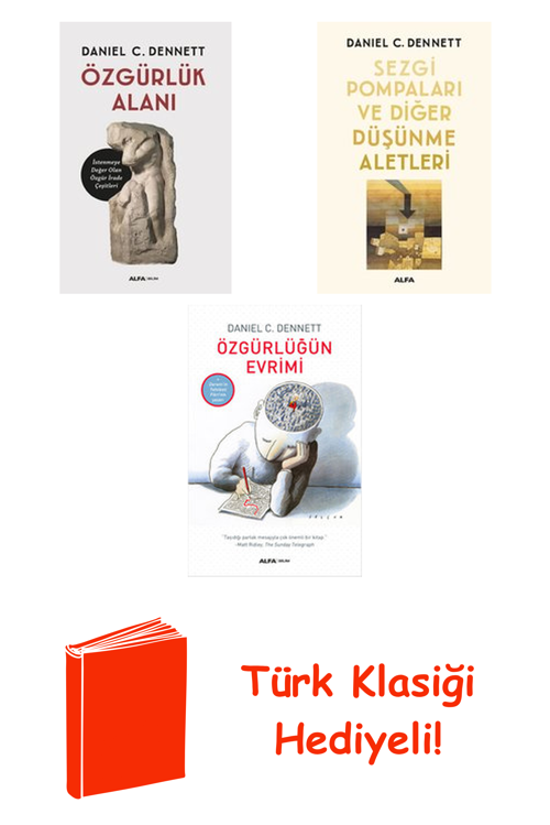 Daniel C. Dennett 3 Kitap Seti + Türk Klasiği Hediye