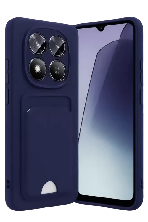 Xiaomi Redmi Note 15 4g Kelvin Kartvizitli Silikon - Lacivert