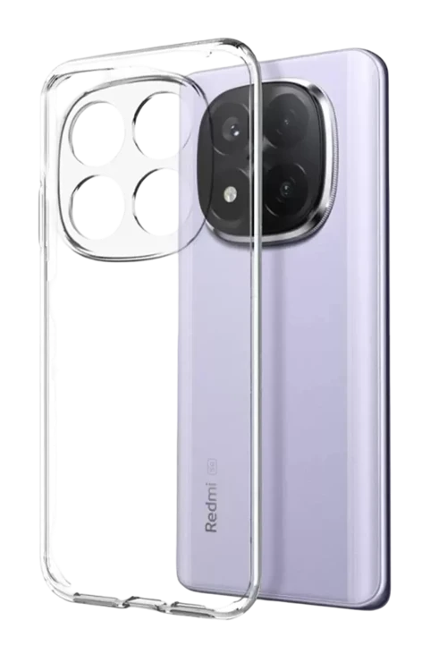 Xiaomi Redmi Note 15 Pro Plus 5g Lüx Şeffaf Silikon - Şeffaf