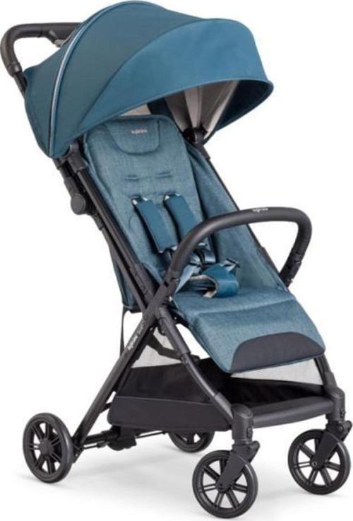Quid 2+ Tek El Tek Hamle ile Katlanıp Açılan Kabin Boy Bebek Arabası - Manta Blue