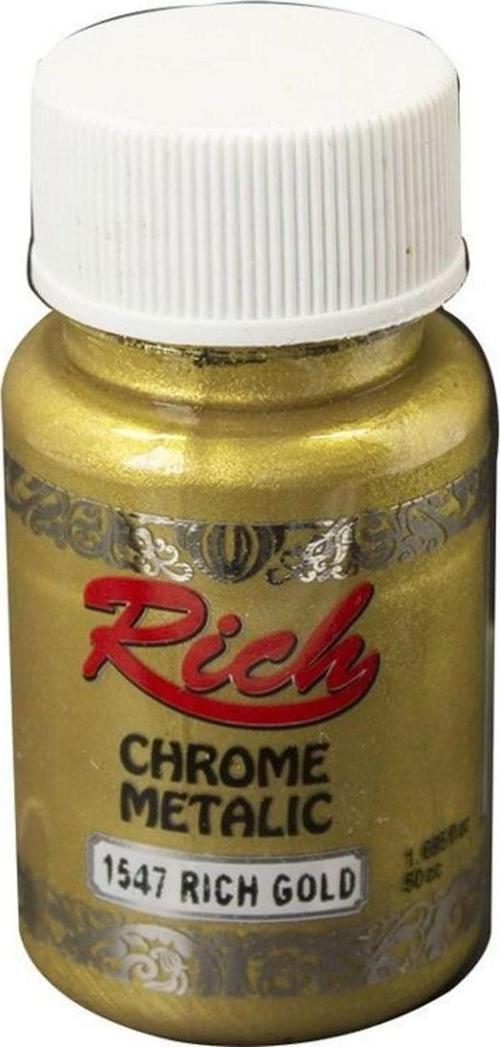 Chrome Metalik Boya 50 cc. 1547 Rich Gold