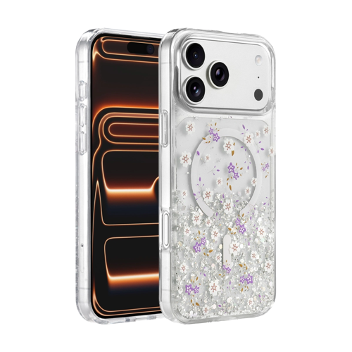 Onegif İphone 17 Pro Misk Simli Magsafe Kapak - Desen 2