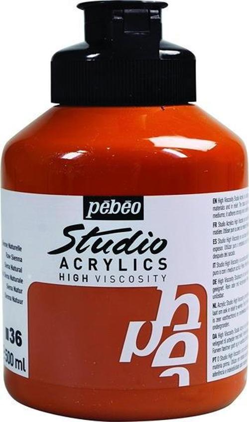 Studio Akrilik Boya 500 ml 36 Raw Sienna