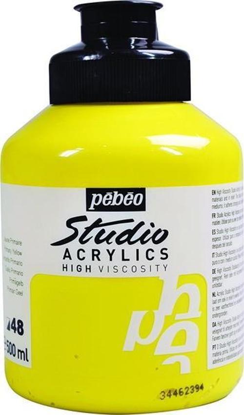 Studio Akrilik Boya 500 ml 48 Primary Yellow