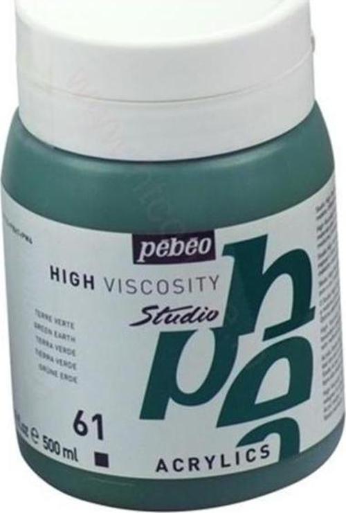Studio Akrilik Boya 500 ml 61 Green Earth