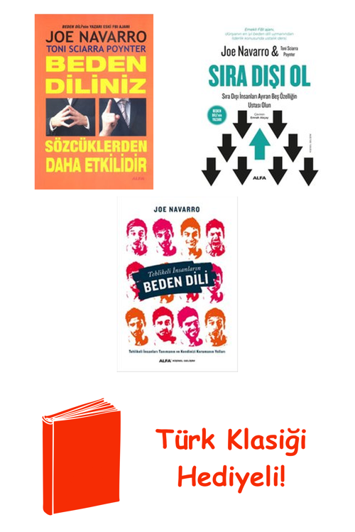 Joe Navarro 3 Kitap Seti + Türk Klasiği Hediye