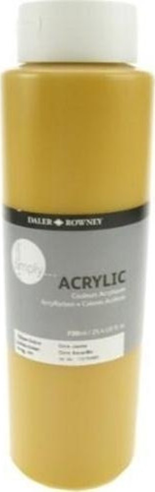 Simply Akrilik Boya 750 ml. Yellow Ochre