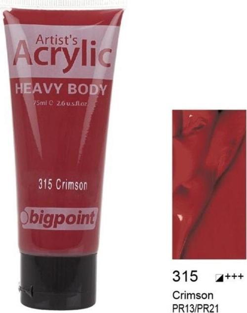 Akrilik Boya 75 ml Crimson 315