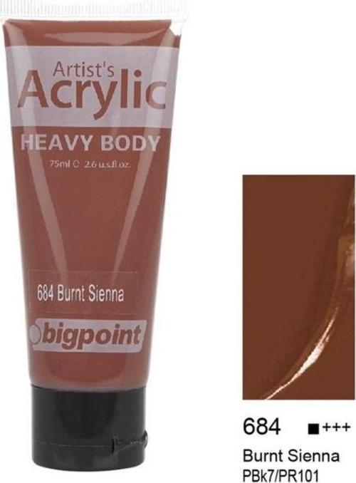 Akrilik Boya 75 ml Burnt Sienna 684