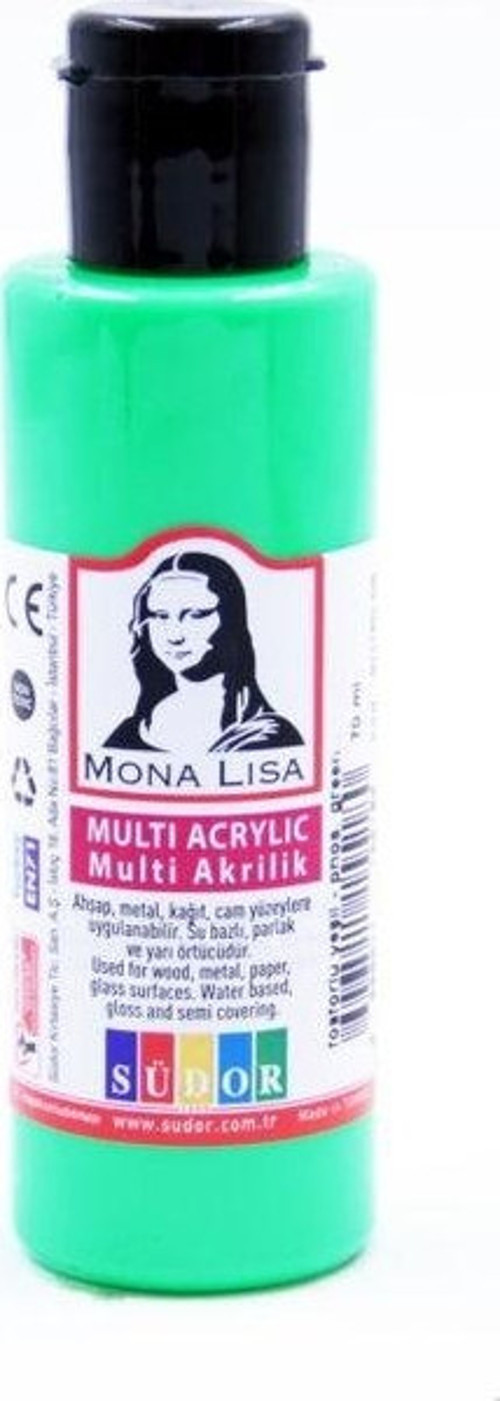 Mona Lisa Multi Akrilik Boya 70 ml Fosforlu Yeşil