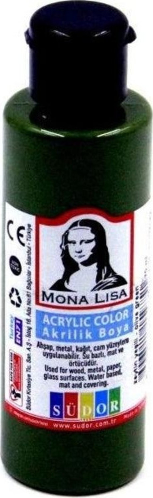 Mona Lisa Akrilik Boya 70 ml Zeytin Yeşili