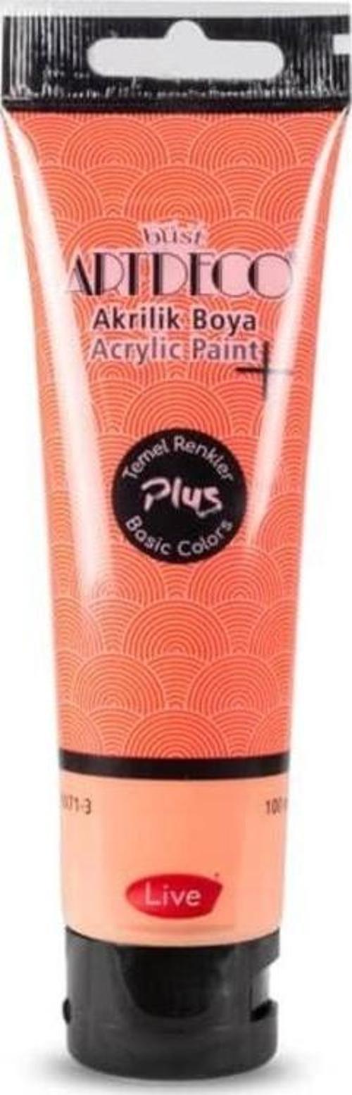 Plus Akrilik Boya 100ml Tüp Kızıl 414