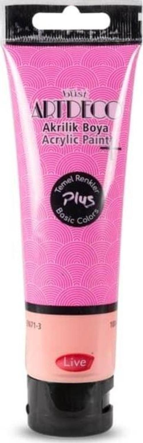 Plus Akrilik Boya 100ml Tüp Pembe 430