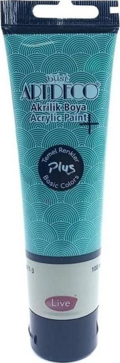 Plus Akrilik Boya 100ml Tüp Derin Yeşil 465