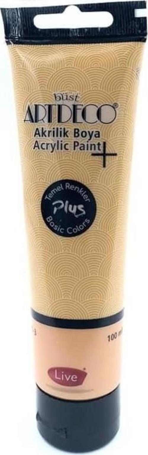 Plus Akrilik Boya 100ml Tüp Okre 480