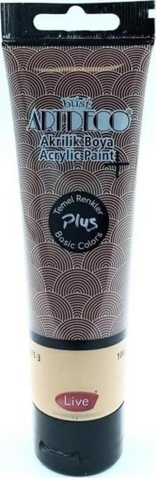 Plus Akrilik Boya 100ml Tüp Toprak Kahve 486