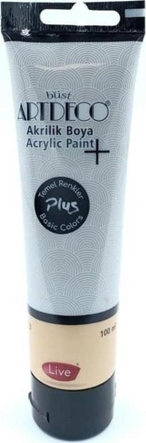 Plus Akrilik Boya 100ml Tüp Gri 498