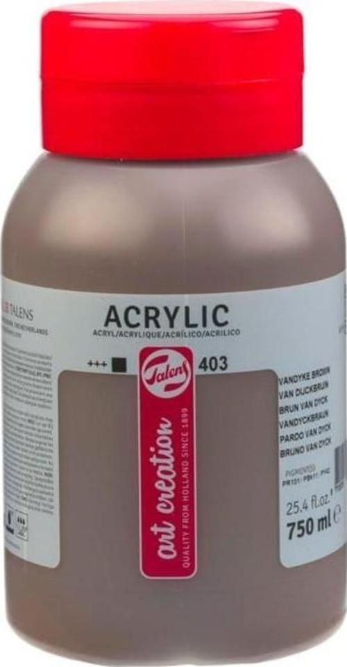 Art Creation Akrilik Boya 750 ml. 403 Vandyke Brown