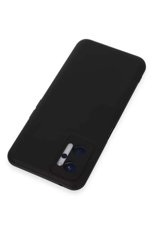 Newface Realme 9i 4g Kılıf Nano İçi Kadife Silikon - Siyah