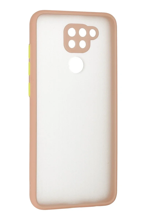 Newface Xiaomi Redmi Note 9 Kılıf Montreal Silikon Kapak - Pembe
