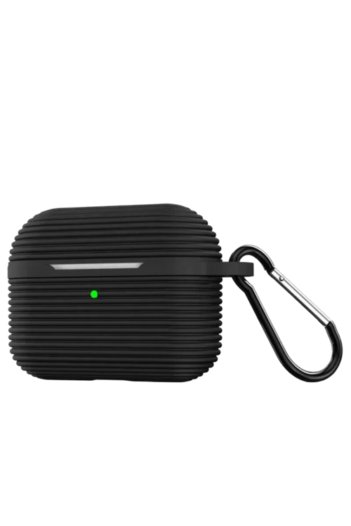 Newface Apple Airpods Pro 3 (3.nesil) Raven Silikon Kılıf - Siyah