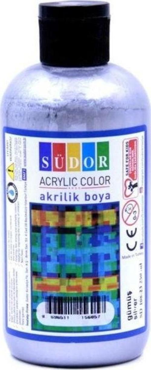 Akrilik Boya 250 ml Gümüş
