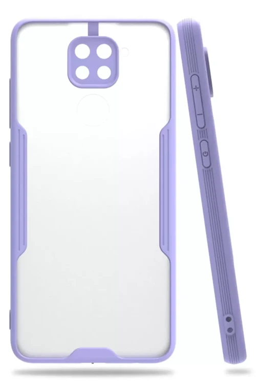 Xiaomi Redmi Note 9 Kılıf Platin Silikon - Lila