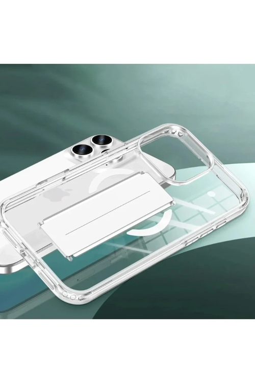 Joko İphone 16 Pro Max Kılıf Alfa Magsafe Standlı Kapak - Siyah