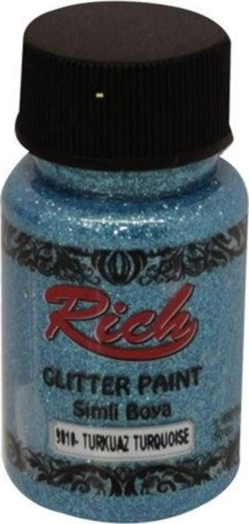 Glitter Paint Simli Boya 50 cc. 9010 TURKUAZ