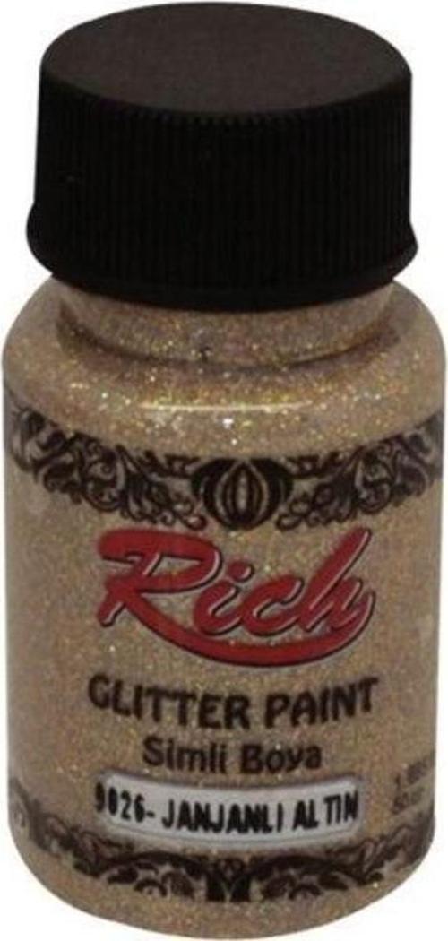 Glitter Paint Simli Boya 50 cc. 9026 JANJANLI ALTIN