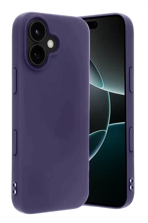 Apple İphone 17 First Silikon - Mürdüm
