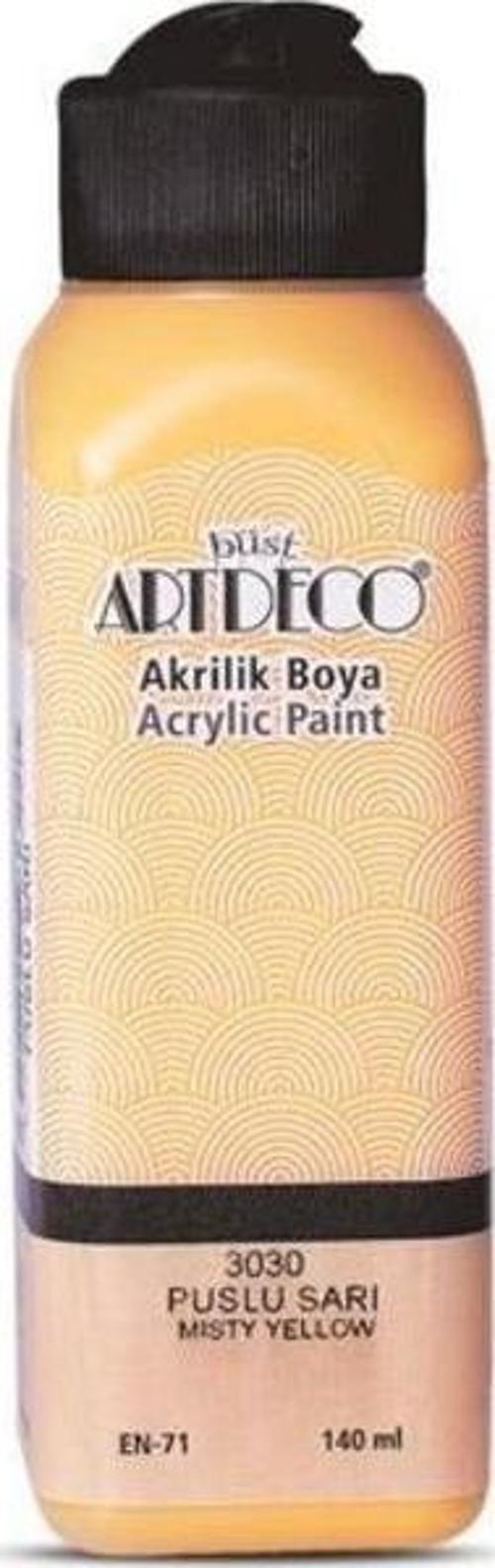 Akrilik Boya 140 ml. 3030 PUSLU SARI