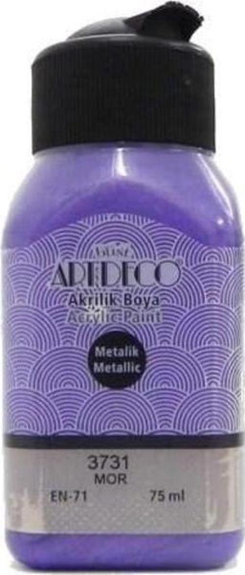 Metalik Akrilik Boya 75 ml. 3731 Mor