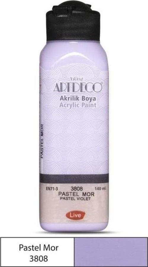 Akrilik Boya 140 ml. 3808 Pastel Mor