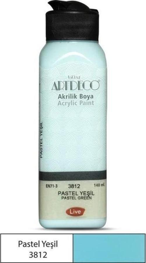 Akrilik Boya 140 ml. 3812 Pastel Yeşil