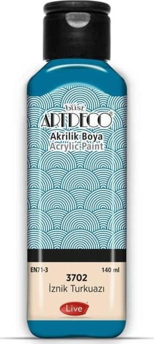 Akrilik Boya 140 ml 3702 İZNİK TURKUAZI