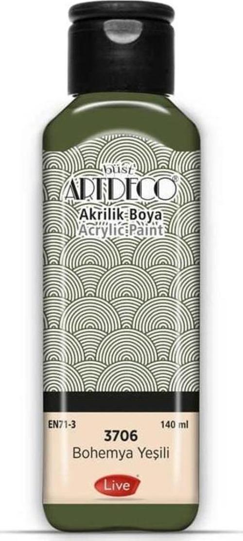 Akrilik Boya 140 ml 3706 BOHEMYA YEŞİLİ