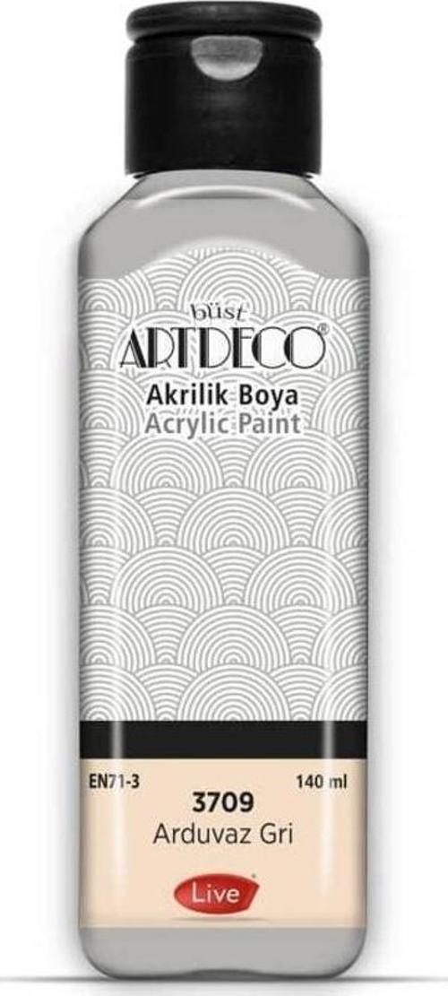 Akrilik Boya 140 ml 3709 ARDUVAZ GRİ