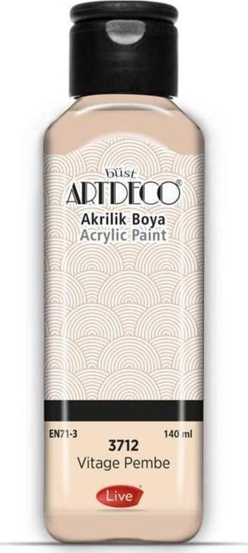 Akrilik Boya 140 ml 3712 VINTAGE PEMBE