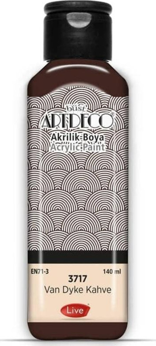 Akrilik Boya 140 ml 3717 VAN DYKE KAHVE