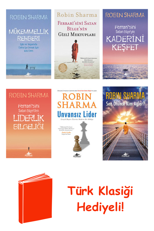 Robin Sharma 6 Kitap Seti + Türk Klasiği Hediye