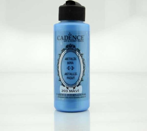 Metalik Boya 120 ml. 203 Mavi