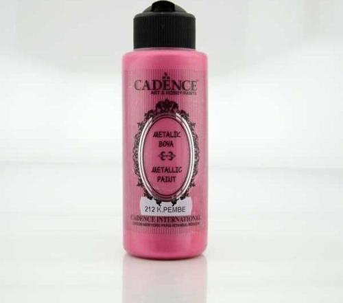 Metalik Boya 120 ml. 212 Koyu Pembe